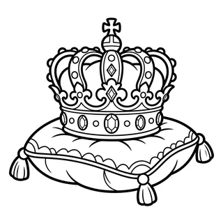 Coloriage couronne à imprimer