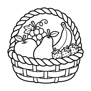 Coloriage fruits à imprimer