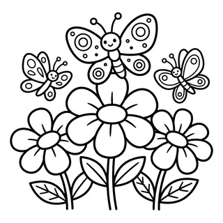 Coloriage papillon à imprimer