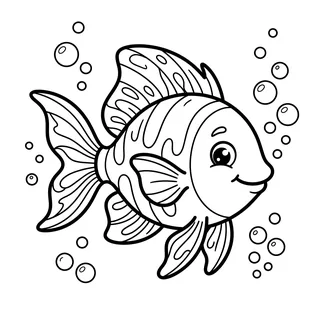 Coloriage poisson à imprimer