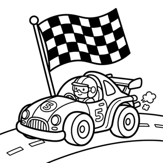 Coloriage voiture à imprimer